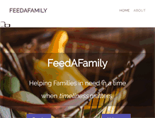 Tablet Screenshot of feed-a-family.org